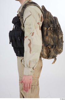 Reece Bates Contractor - Details of Uniform arm backpack details…